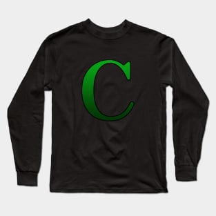 Green Roman Numeral 100 C Long Sleeve T-Shirt